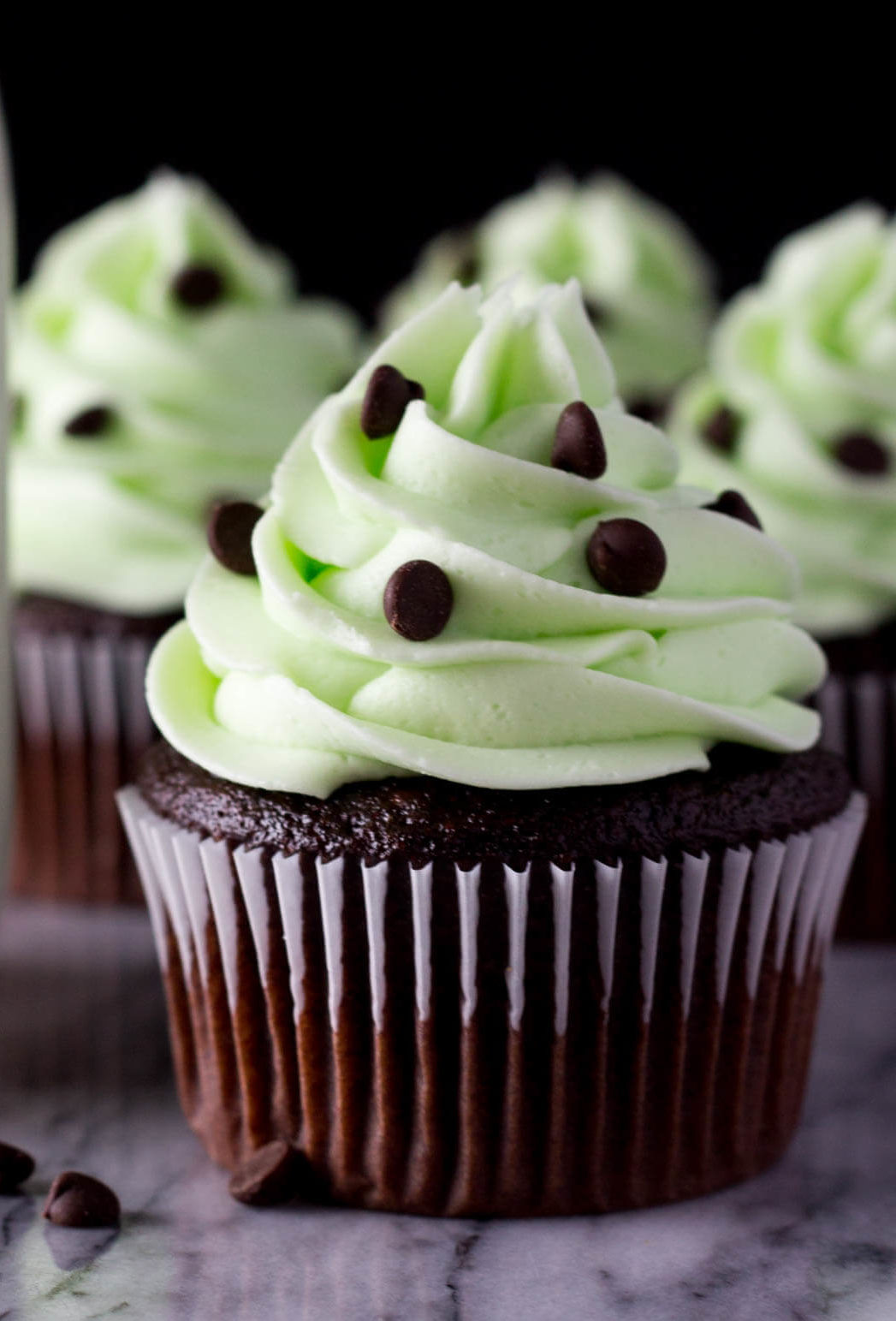 Mint Chocolate Cupcakes e1592936081590